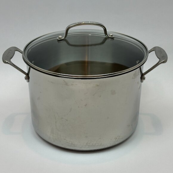 Cuisinart Chef’s Classic 10 Qt Stainless Steel Covered Stockpot 76610-26G EXC - Picture 2 of 14